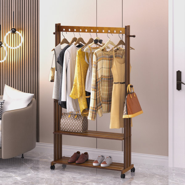 Rebrilliant Decoste 90Cm Rolling Clothes Racks Wayfair.co.uk